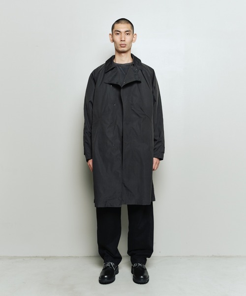 TAION(タイオン)の「bal / TAION RAGLAN OVERCOAT WITH DETACHABLE DOWN VEST(チェスターコート・メンズ・ブラック/カーキ/ブラウン・3/2/1)」の2枚目の写真