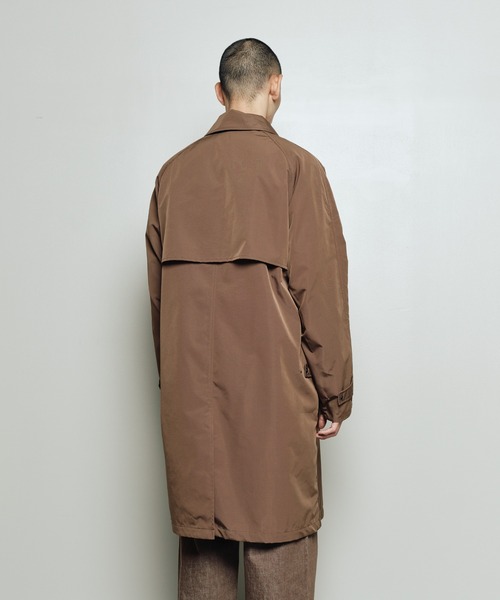 TAION(タイオン)の「bal / TAION RAGLAN OVERCOAT WITH DETACHABLE DOWN VEST(チェスターコート・メンズ・ブラック/カーキ/ブラウン・3/2/1)」の14枚目の写真