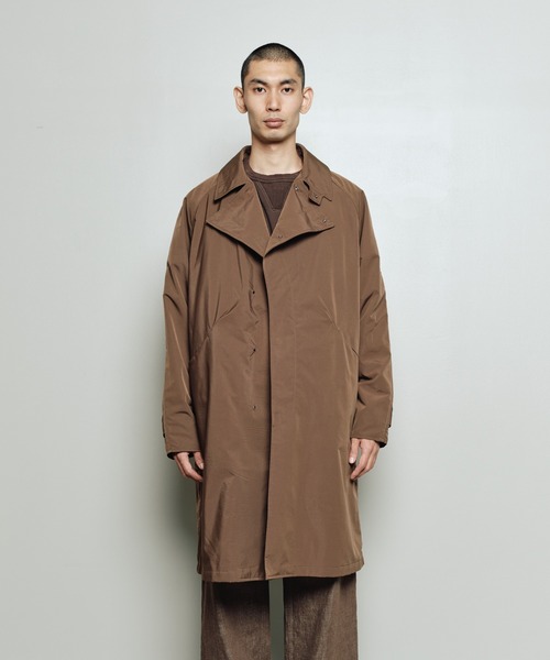 TAION(タイオン)の「bal / TAION RAGLAN OVERCOAT WITH DETACHABLE DOWN VEST(チェスターコート・メンズ・ブラック/カーキ/ブラウン・3/2/1)」の16枚目の写真