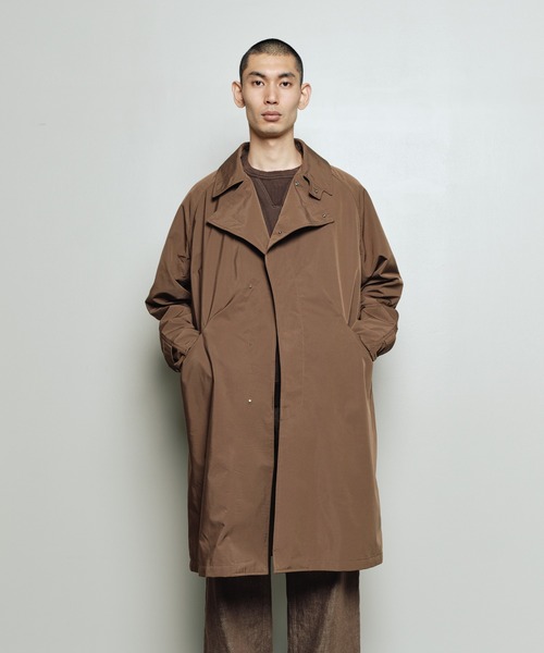 TAION(タイオン)の「bal / TAION RAGLAN OVERCOAT WITH DETACHABLE DOWN VEST(チェスターコート・メンズ・ブラック/カーキ/ブラウン・3/2/1)」の17枚目の写真