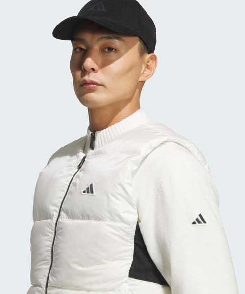 adidas（アディダス）の「PERTEX QUANTUM フルジップ ダウンベスト【adidas Golf/アディダスゴルフ】（ダウンベスト・メンズ・オフホワイト・MEDIUM/LARGE/X-LARGE）」の7枚目の写真
