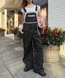 w closet（ダブルクローゼット）の「レースサロペット（その他パンツ）」