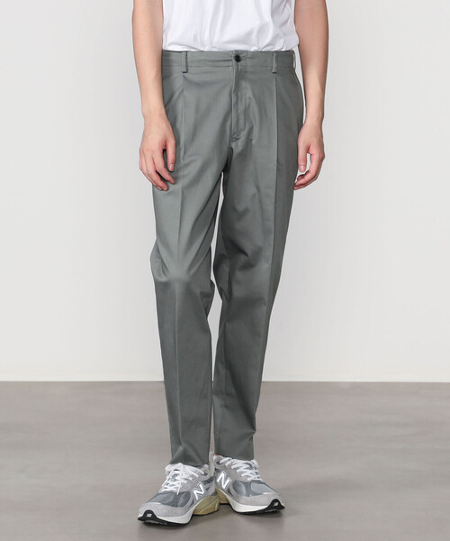 Morris & Sons(モリスアンドサンズ)の「MORRIS & SONS | 1タック テーパードストレッチパンツ MEN(スラックス・メンズ・グレー/ブラック/ベージュ/グレー系その他・2/3/1)」の3枚目の写真