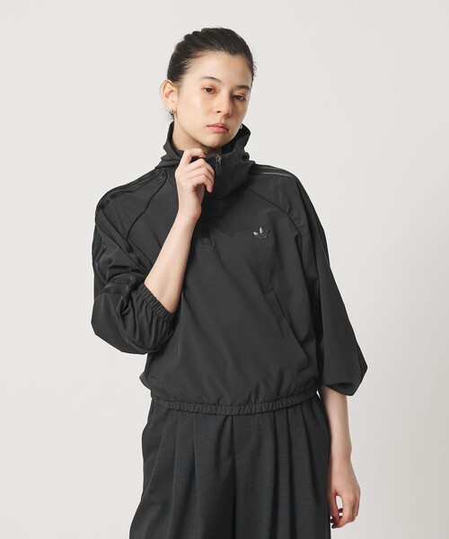 adidas Originals(アディダスオリジナルス)の「<adidas Originals>スポーツ カバーアップ プルオーバー(Tシャツ/カットソー・レディース・ブラック/ナチュラル・M)」の9枚目の写真
