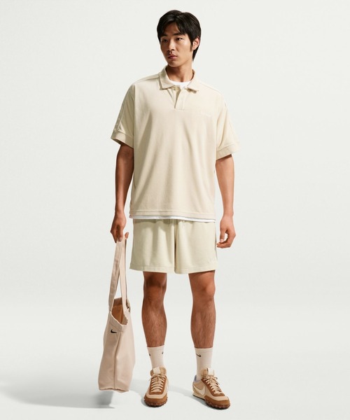 NIKE(ナイキ)の「NIKE ナイキ ナイキ クラブ テリー ショート NCC(その他パンツ・メンズ・アーミー/サンドグレー・S/L/LL/M)」の4枚目の写真