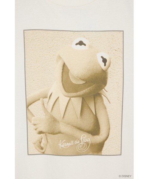 Disney SERIES CREATED by MUS（ディズニーシリーズクリエイテッドバイエムユーエス）の「MD OVERSIZED Tシャツ / KERMIT（Tシャツ/カットソー・レディース・ホワイト/ブラック・FREE）」の15枚目の写真