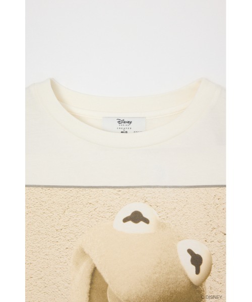 Disney SERIES CREATED by MUS（ディズニーシリーズクリエイテッドバイエムユーエス）の「MD OVERSIZED Tシャツ / KERMIT（Tシャツ/カットソー・レディース・ホワイト/ブラック・FREE）」の16枚目の写真