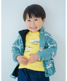 CHEEK ROOM（チークルーム）の「CHEEK ROOM/チークルーム 新幹線いろいろ ロングTシャツ（Tシャツ/カットソー）」