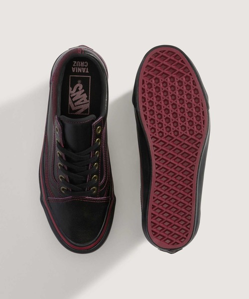 VANS(バンズ)の「オールドスクール レザー / LX Old Skool Leather DARK RED/ VN000EDAKRK1(スニーカー・メンズ・ボルドー・5/5.5/6)」の3枚目の写真