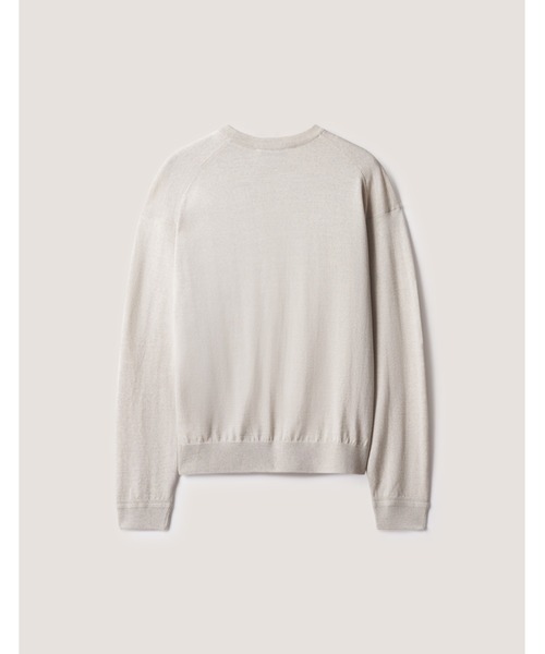 Maison Kitsune(メゾンキツネ)の「FOX HEAD MERINO COMFORT JUMPER(ニット/セーター・メンズ・ライトベージュ・XS/S/M/L/XL)」の2枚目の写真