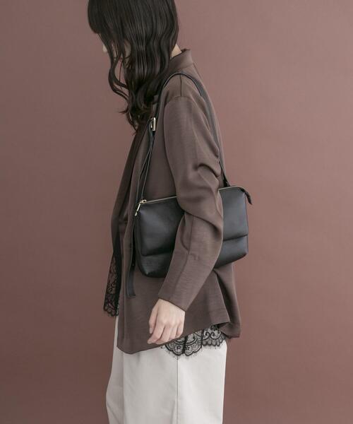 ITEMS URBANRESEARCH（アイテムズ アーバンリサーチ）の「ヴィンテージサテンジャケット（その他アウター・レディース・ブラウン/ブラック・FREE）」の11枚目の写真