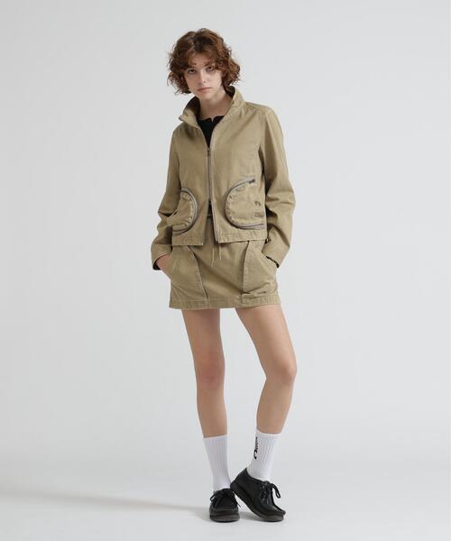 AVIREX（アヴィレックス）の「《NAVAL COLLECTION》POCKET ZIP DETAILE JACKET（ブルゾン・レディース・オリーブ系/チャコールグレー/カーキ・M/S）」の7枚目の写真