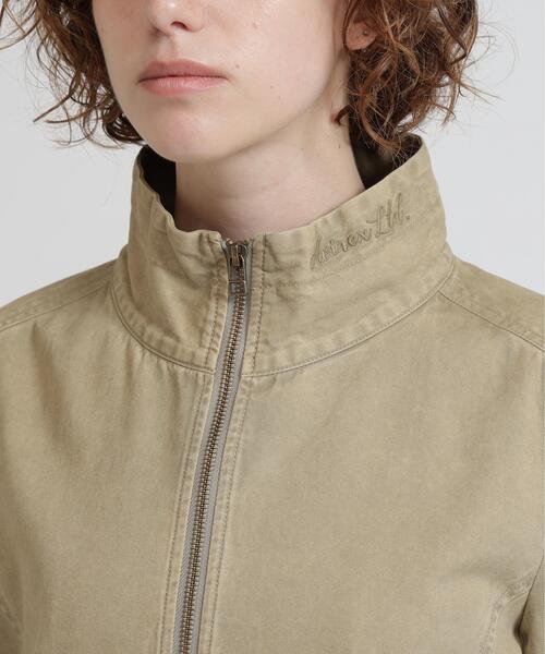 AVIREX（アヴィレックス）の「《NAVAL COLLECTION》POCKET ZIP DETAILE JACKET（ブルゾン・レディース・オリーブ系/チャコールグレー/カーキ・M/S）」の10枚目の写真