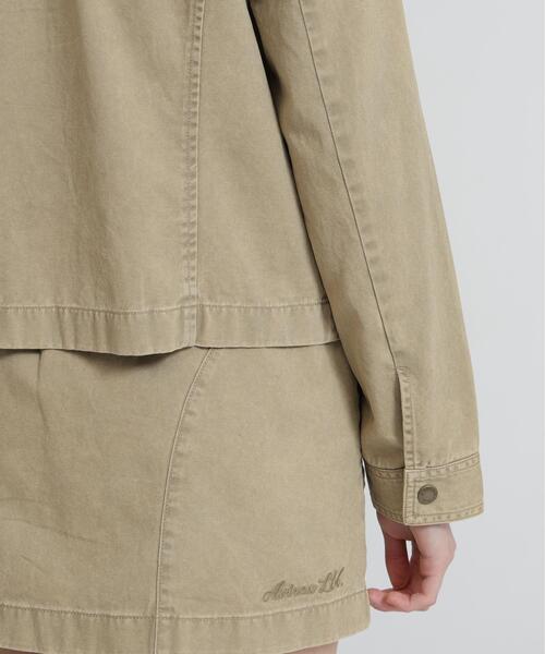 AVIREX（アヴィレックス）の「《NAVAL COLLECTION》POCKET ZIP DETAILE JACKET（ブルゾン・レディース・オリーブ系/チャコールグレー/カーキ・M/S）」の13枚目の写真