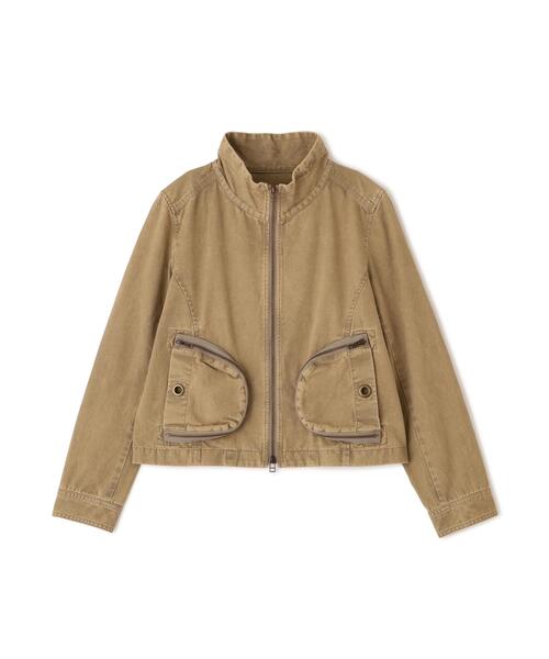 AVIREX（アヴィレックス）の「《NAVAL COLLECTION》POCKET ZIP DETAILE JACKET（ブルゾン・レディース・オリーブ系/チャコールグレー/カーキ・M/S）」の17枚目の写真