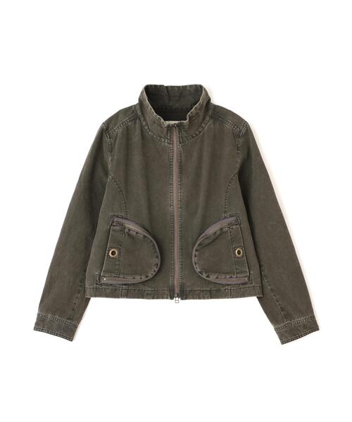 AVIREX（アヴィレックス）の「《NAVAL COLLECTION》POCKET ZIP DETAILE JACKET（ブルゾン・レディース・オリーブ系/チャコールグレー/カーキ・M/S）」の21枚目の写真