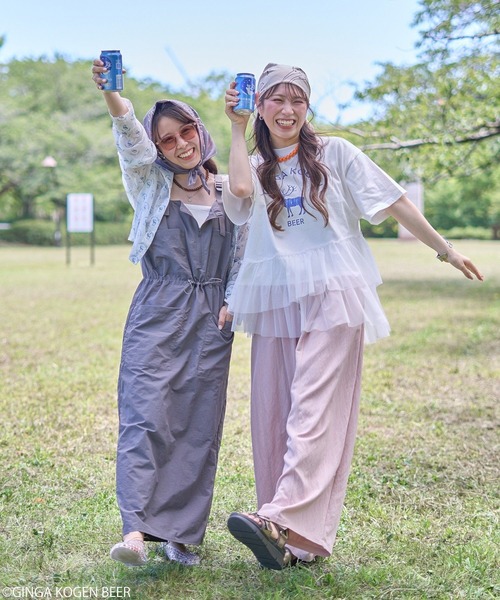 earth music&ecology(アースミュージックアンドエコロジー)の「emae×銀河高原ビール フリルTee(Tシャツ/カットソー・レディース・オフホワイト・FREE)」の11枚目の写真