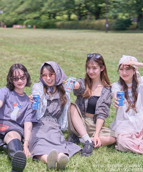 earth music&ecology(アースミュージックアンドエコロジー)の「emae×銀河高原ビール フリルTee(Tシャツ/カットソー・レディース・オフホワイト・FREE)」の14枚目の写真
