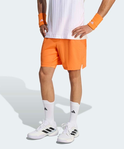 adidas(アディダス)の「テニス クライマクール ショーツ & インナーショーツ セット / アディダス adidas(その他パンツ・メンズ・オレンジ・MEDIUM/LARGE/X-LARGE)」の1枚目の写真