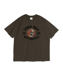 CB 1985 モトクラブ 半袖Tシャツ (カーキ)
