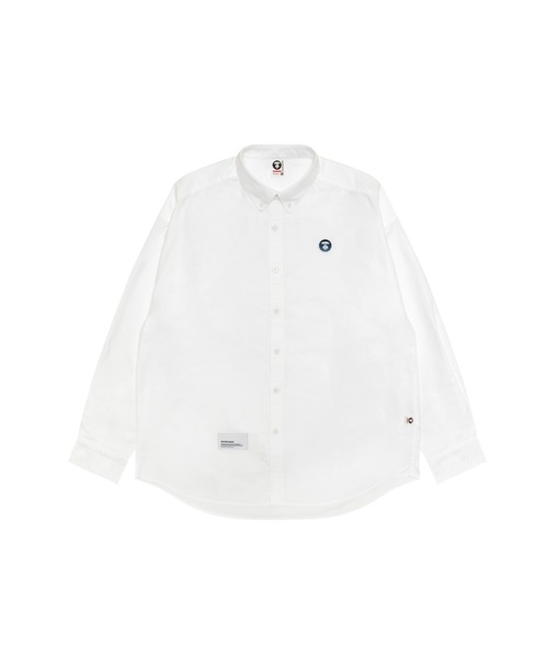 AAPE BY A BATHING APE（エーエイプバイアベイシングエイプ）の「AAPE NOW LONG SLEEVE SHIRT（シャツ/ブラウス・メンズ・ホワイト/パープル系その他・X-LARGE/SMALL/MEDIUM/LARGE）」の2枚目の写真