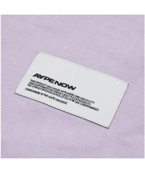 AAPE BY A BATHING APE（エーエイプバイアベイシングエイプ）の「AAPE NOW LONG SLEEVE SHIRT（シャツ/ブラウス・メンズ・ホワイト/パープル系その他・X-LARGE/SMALL/MEDIUM/LARGE）」の8枚目の写真