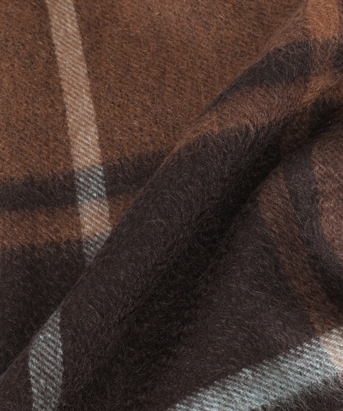 Spick & Span(スピックアンドスパン)の「Spick & Span カシミヤチェックストール(マフラー・レディース・ライトグレー/ブルー/チョコ・FREE)」の21枚目の写真