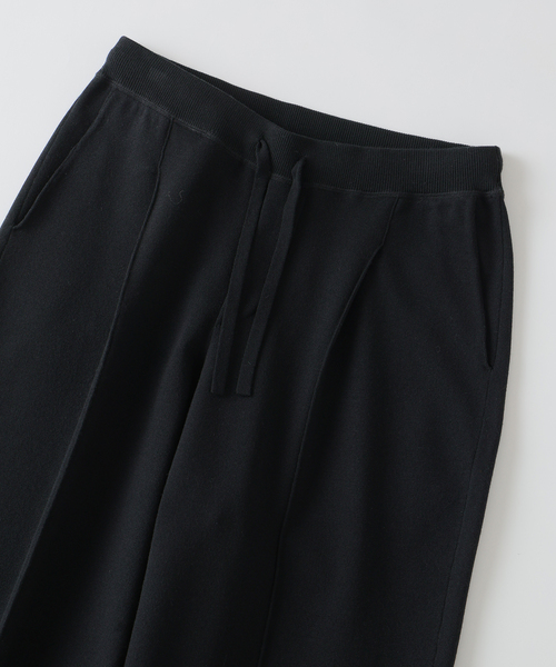 EDIFICE(エディフィス)の「《EDIFICE by PIPPIOLINO》ウール プレイティング ニットパンツ(その他パンツ・メンズ・ブラック/グレー・MEDIUM/LARGE)」の3枚目の写真