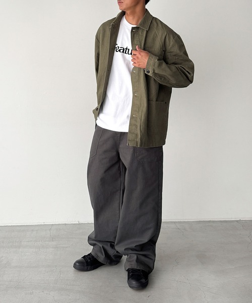 CANAL JEAN(キャナルジーン)の「choice_cnl フロントポケットストレートパンツ(その他パンツ・レディース・チャコールグレー・MEDIUM/SMALL)」の8枚目の写真
