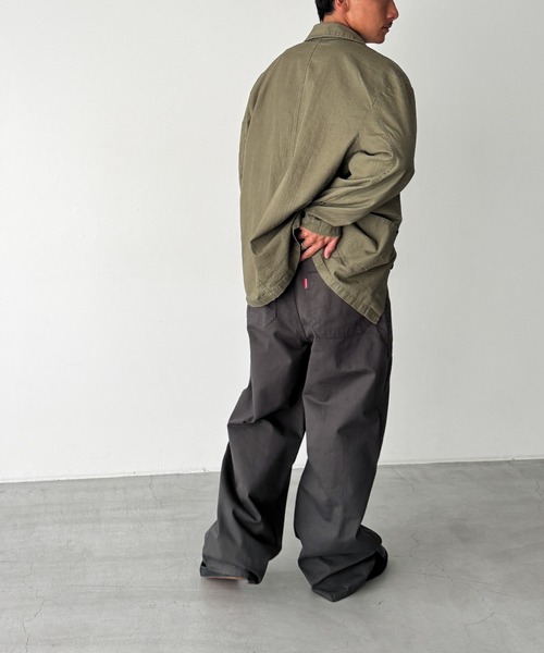 CANAL JEAN(キャナルジーン)の「choice_cnl フロントポケットストレートパンツ(その他パンツ・レディース・チャコールグレー・MEDIUM/SMALL)」の9枚目の写真