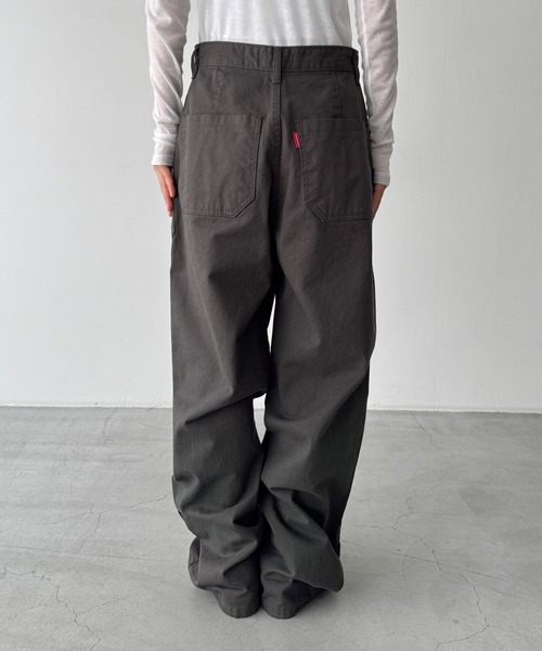 CANAL JEAN(キャナルジーン)の「choice_cnl フロントポケットストレートパンツ(その他パンツ・レディース・チャコールグレー・MEDIUM/SMALL)」の12枚目の写真