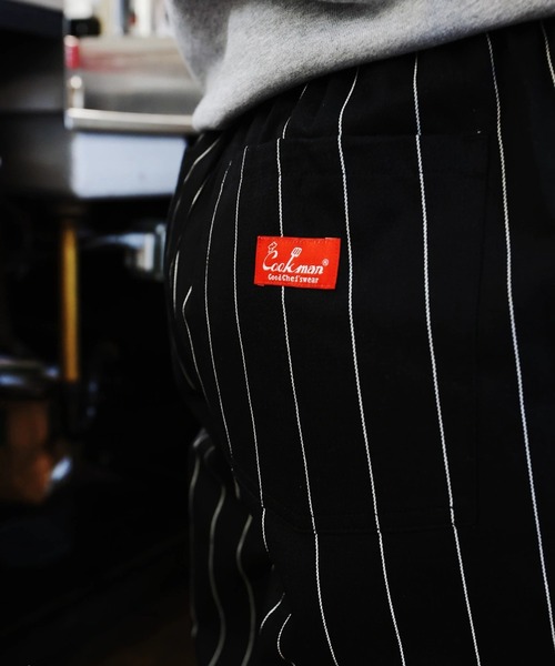 COOKMAN（クックマン）の「Cookman クックマン シェフパンツ イージーパンツ Pencil Stripe Black（その他パンツ・メンズ・ブラック・MEDIUM/LARGE）」の7枚目の写真