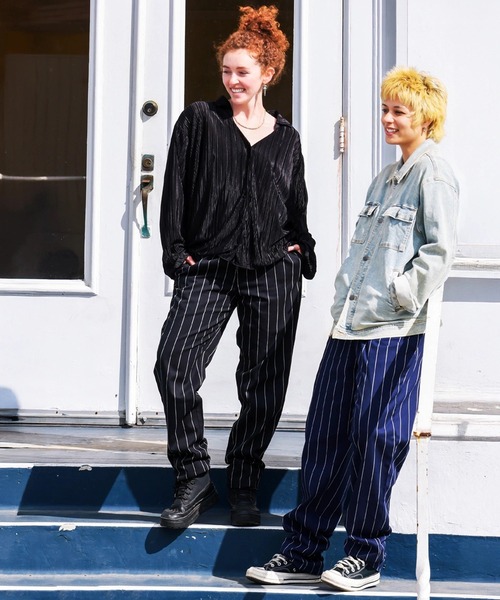 COOKMAN（クックマン）の「Cookman クックマン シェフパンツ イージーパンツ Pencil Stripe Black（その他パンツ・メンズ・ブラック・MEDIUM/LARGE）」の9枚目の写真