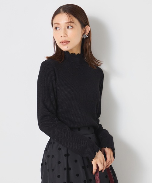 GALLORIA（ギャローリア）の「ラメテレコプルオーバー（Tシャツ/カットソー・レディース・ブラウン/ブラック/グレー/ホワイト・LL/L/S/M）」の3枚目の写真