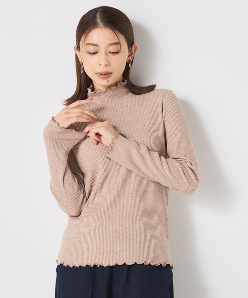 GALLORIA（ギャローリア）の「ラメテレコプルオーバー（Tシャツ/カットソー・レディース・ブラウン/ブラック/グレー/ホワイト・LL/L/S/M）」の7枚目の写真