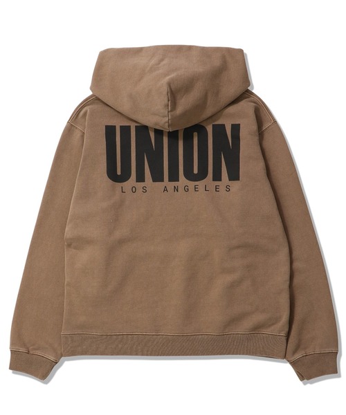 UNION（UNION TOKYO）（ユニオン）の「UNION TOKYO CORP HOOD ユニオントーキョー フーディ（パーカー・メンズ・グリーン/ブラウン・XL/L/M/S）」の15枚目の写真