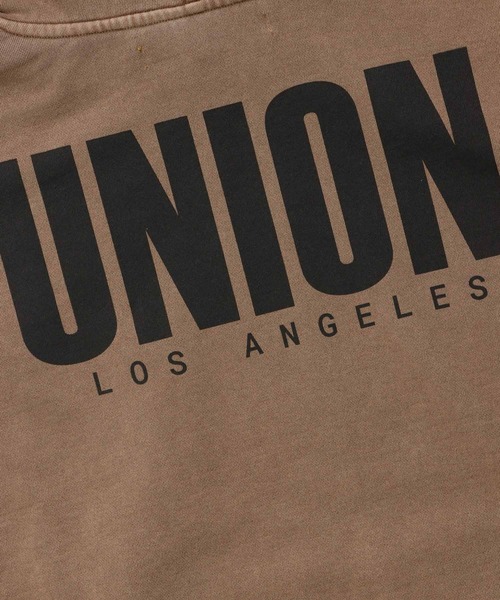 UNION（UNION TOKYO）（ユニオン）の「UNION TOKYO CORP HOOD ユニオントーキョー フーディ（パーカー・メンズ・グリーン/ブラウン・XL/L/M/S）」の6枚目の写真