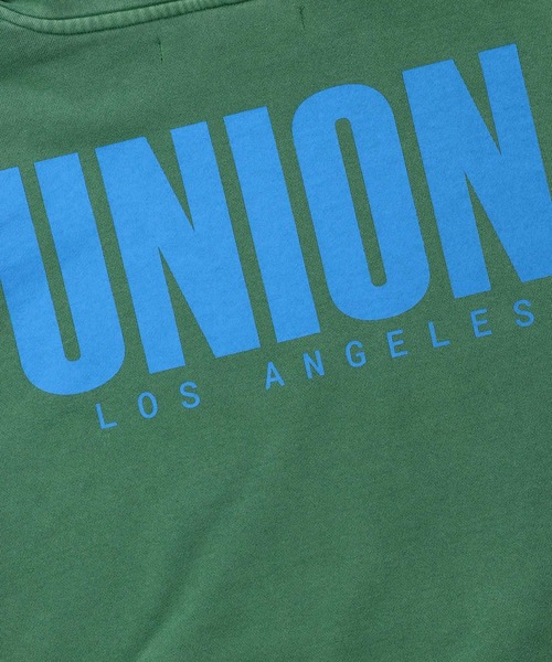 UNION（UNION TOKYO）（ユニオン）の「UNION TOKYO CORP HOOD ユニオントーキョー フーディ（パーカー・メンズ・グリーン/ブラウン・XL/L/M/S）」の3枚目の写真