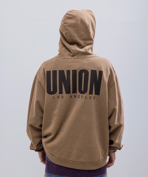UNION（UNION TOKYO）（ユニオン）の「UNION TOKYO CORP HOOD ユニオントーキョー フーディ（パーカー・メンズ・グリーン/ブラウン・XL/L/M/S）」の10枚目の写真