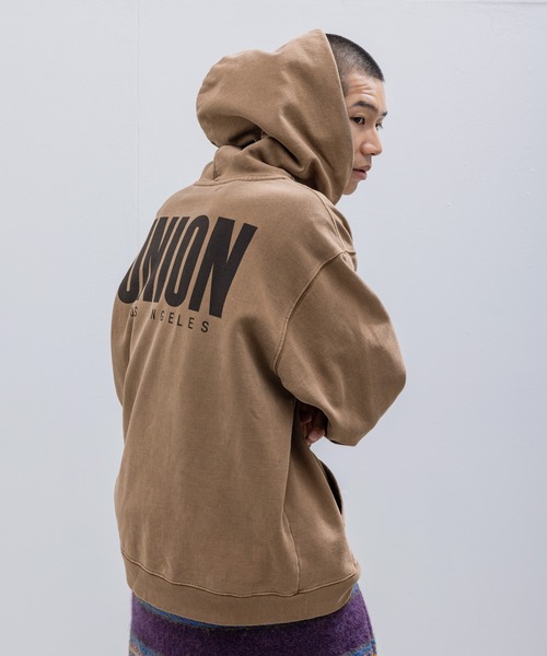 UNION（UNION TOKYO）（ユニオン）の「UNION TOKYO CORP HOOD ユニオントーキョー フーディ（パーカー・メンズ・グリーン/ブラウン・XL/L/M/S）」の14枚目の写真