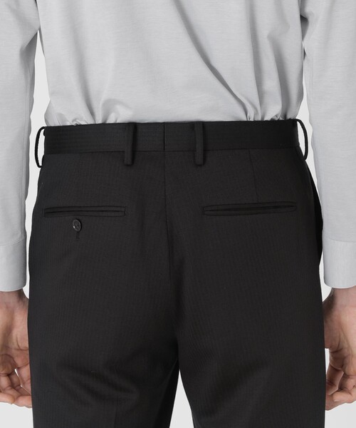 BLACK LABEL CRESTBRIDGE(ブラックレーベル・クレストブリッジ)の「【BE FLEX SUIT】シャドーストライプトラウザーズ(スラックス・メンズ・ブラック・L/XL/M)」の6枚目の写真