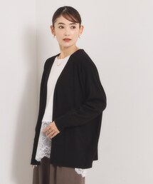 アンチピリング着流しニットカーディガン