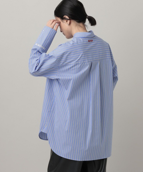 A part by(アパートバイ)の「【LA FINE BOUCHEコラボ】ストライプシャツ(シャツ/ブラウス・レディース・ベージュ/ブルー系その他4・FREE)」の11枚目の写真