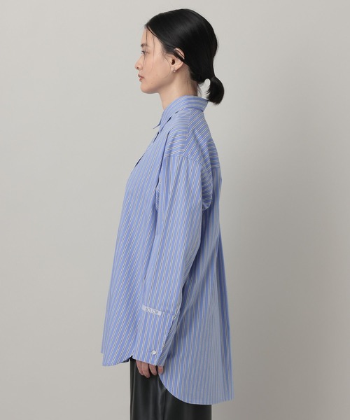 A part by(アパートバイ)の「【LA FINE BOUCHEコラボ】ストライプシャツ(シャツ/ブラウス・レディース・ベージュ/ブルー系その他4・FREE)」の14枚目の写真
