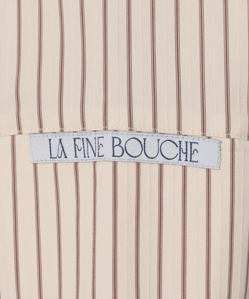 A part by(アパートバイ)の「【LA FINE BOUCHEコラボ】ストライプシャツ(シャツ/ブラウス・レディース・ベージュ/ブルー系その他4・FREE)」の7枚目の写真