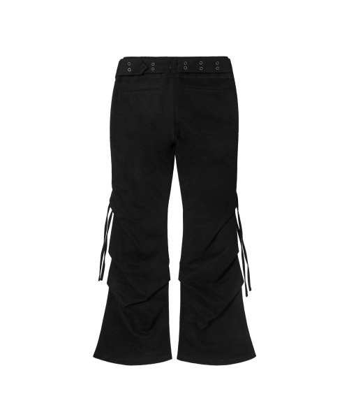 FANCY CLUB(ファンシークラブ)の「ベルト付きフレアシャーリングパンツ (BLACK) F26ZD468(その他パンツ・レディース・その他・SMALL/MEDIUM)」の8枚目の写真