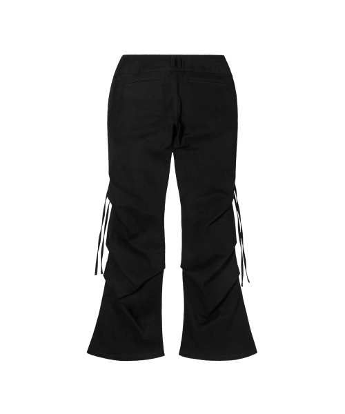 FANCY CLUB(ファンシークラブ)の「ベルト付きフレアシャーリングパンツ (BLACK) F26ZD468(その他パンツ・レディース・その他・SMALL/MEDIUM)」の2枚目の写真