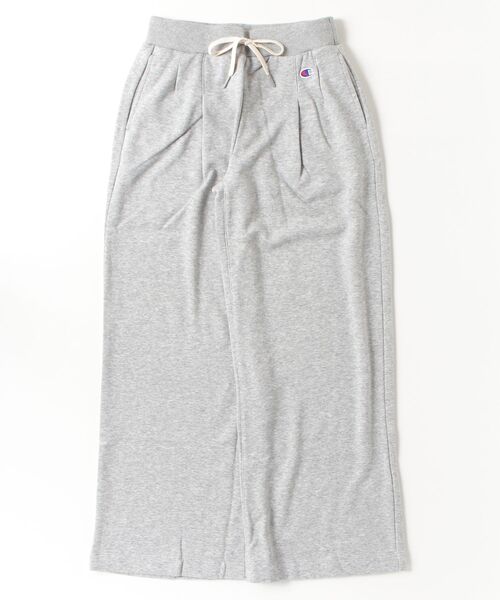 Champion（チャンピオン）の「Champion/WIDE SWEATPANTS（スウェットパンツ・レディース・ブラック/グレー・M）」の2枚目の写真