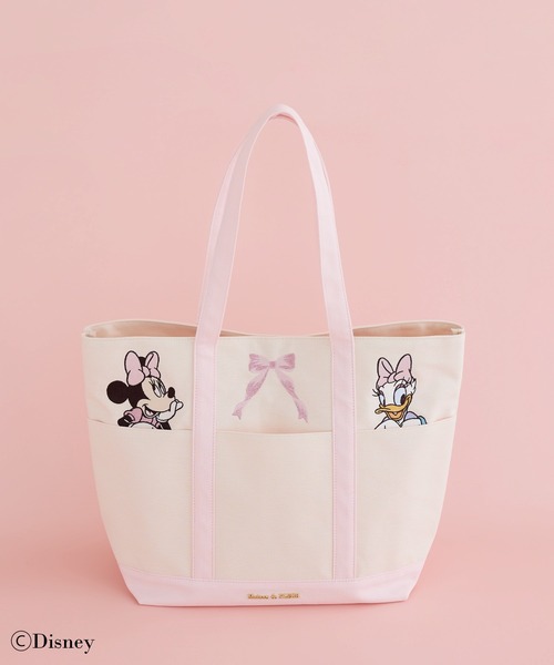 Disney(ディズニー)の「ミッキーアンドフレンズ/マルチポケットトート(トートバッグ・レディース・ブラウン/ブラック/ピンク・FREE)」の5枚目の写真