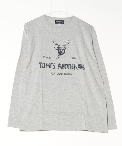 Lens Concave(レンズコンケイブ)の「*TOM'S ANTIQUES Tee(Tシャツ/カットソー・メンズ・ブラック/ホワイト/ネイビー/グレー・MEDIUM/LARGE)」の1枚目の写真
